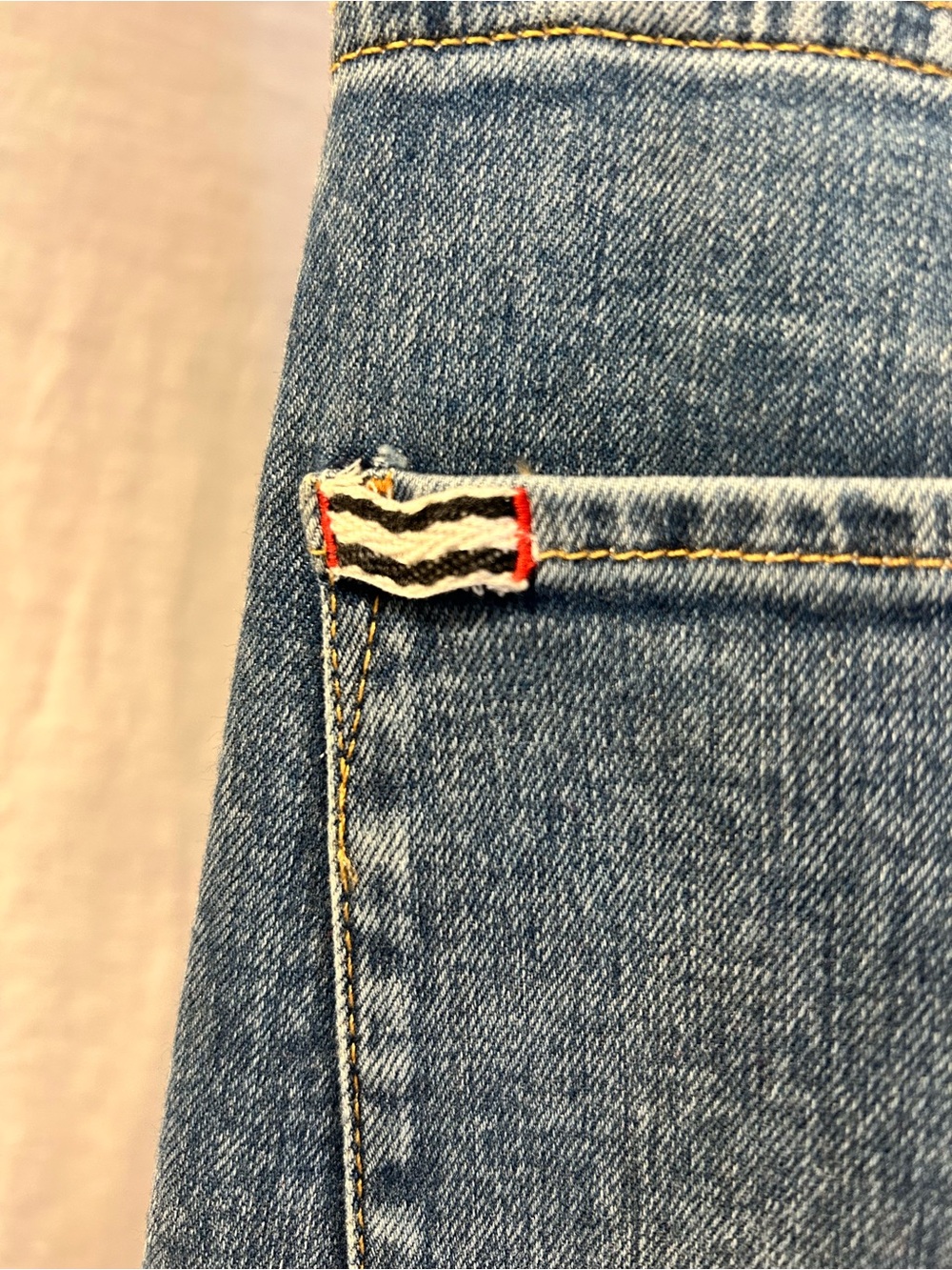 Alice + Olivia Denim Flare Jeans with Multicolor Paisley Embroidery - Picture 7 of 16